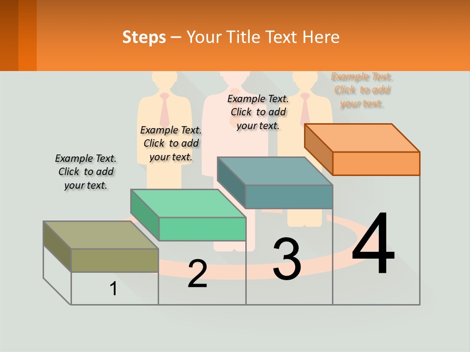 A Group Of People Standing In A Circle PowerPoint Template
