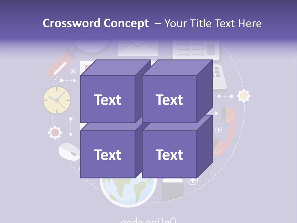 A Person Pointing At A Computer Screen With Icons Surrounding It PowerPoint Template
