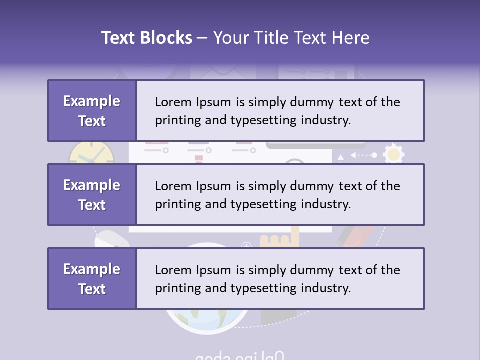 A Person Pointing At A Computer Screen With Icons Surrounding It PowerPoint Template
