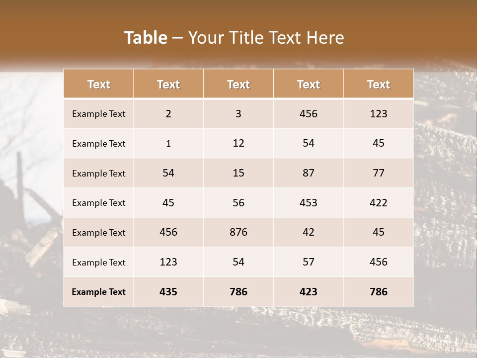 A Building That Has Been Burned And Is Being Used As A Powerpoint Presentation PowerPoint Template