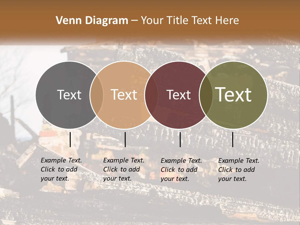 A Building That Has Been Burned And Is Being Used As A Powerpoint Presentation PowerPoint Template