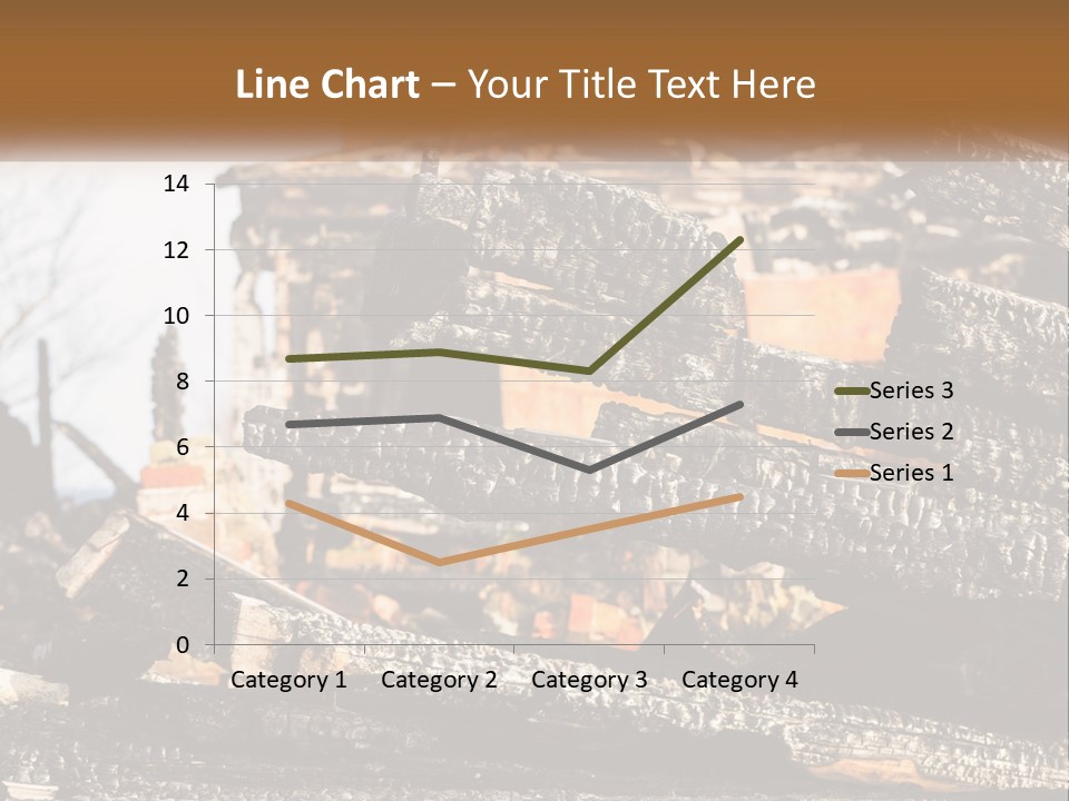 A Building That Has Been Burned And Is Being Used As A Powerpoint Presentation PowerPoint Template