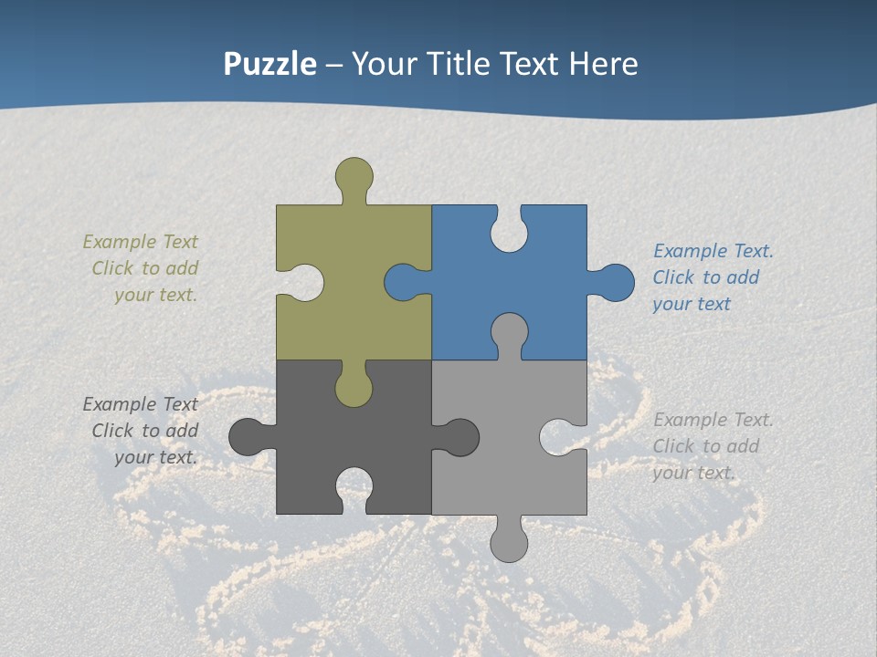 A Picture Of A Flower Drawn In The Sand On A Beach PowerPoint Template