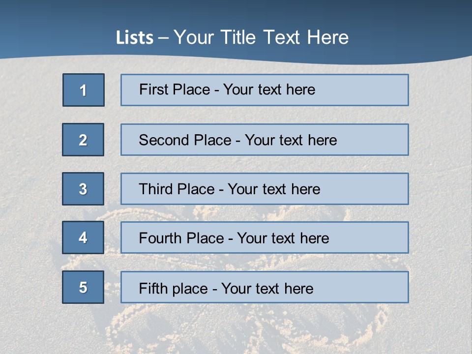 A Picture Of A Flower Drawn In The Sand On A Beach PowerPoint Template