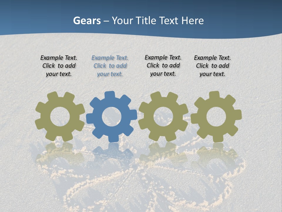 A Picture Of A Flower Drawn In The Sand On A Beach PowerPoint Template