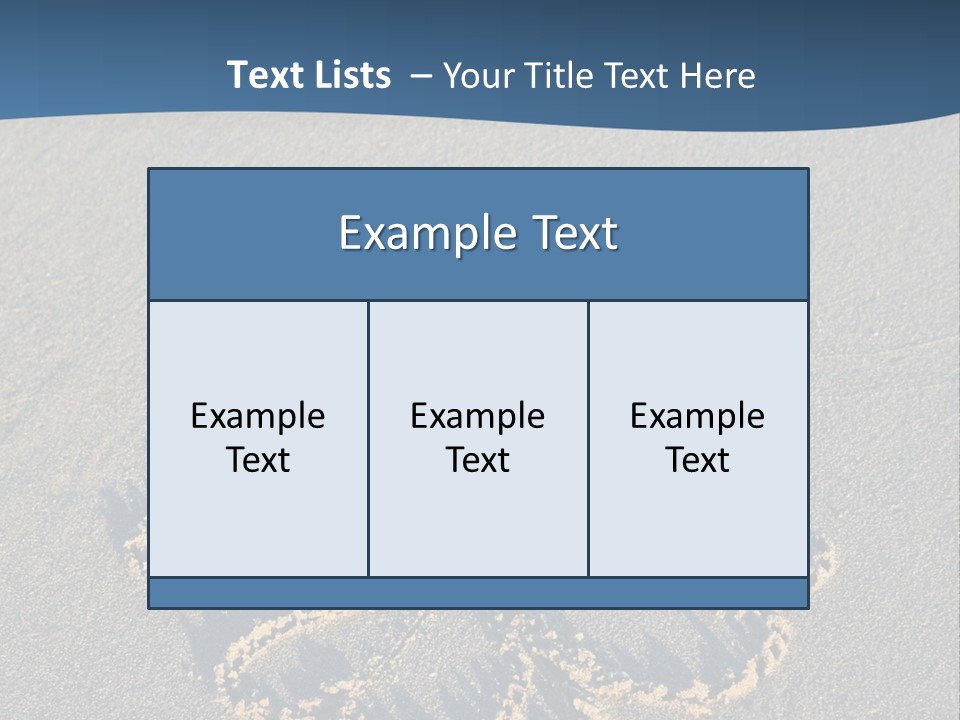 A Picture Of A Flower Drawn In The Sand On A Beach PowerPoint Template