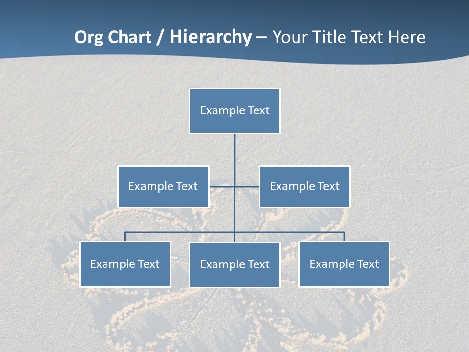 A Picture Of A Flower Drawn In The Sand On A Beach PowerPoint Template