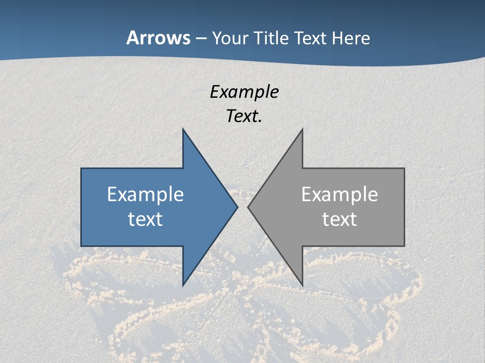 A Picture Of A Flower Drawn In The Sand On A Beach PowerPoint Template