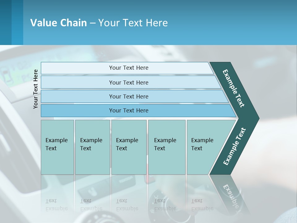 A Person Pressing A Button On A Touch Screen In A Car PowerPoint Template