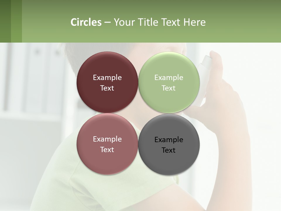 A Young Boy Holding A Toothbrush In His Mouth PowerPoint Template