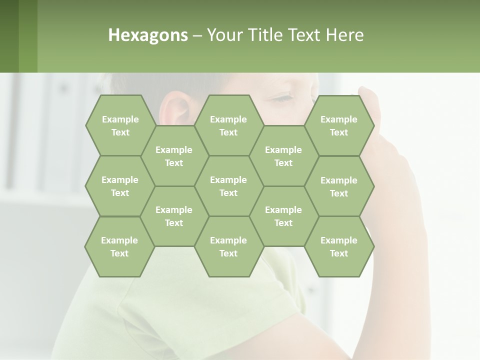 A Young Boy Holding A Toothbrush In His Mouth PowerPoint Template