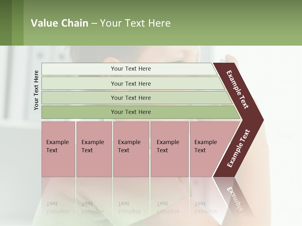 A Young Boy Holding A Toothbrush In His Mouth PowerPoint Template