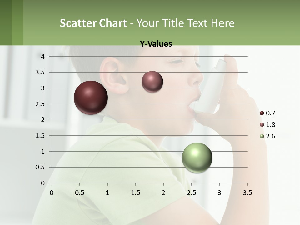 A Young Boy Holding A Toothbrush In His Mouth PowerPoint Template