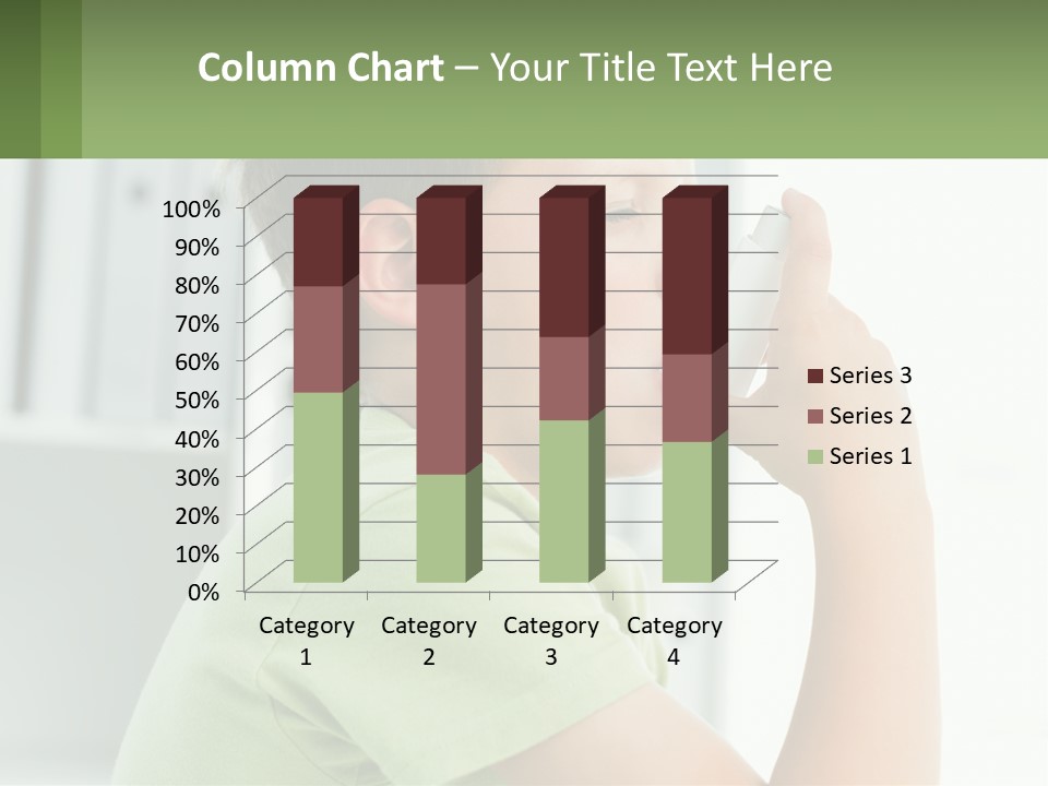 A Young Boy Holding A Toothbrush In His Mouth PowerPoint Template