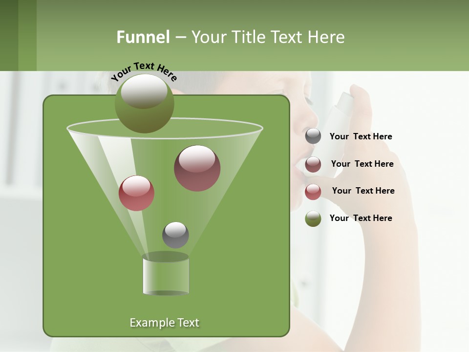 A Young Boy Holding A Toothbrush In His Mouth PowerPoint Template