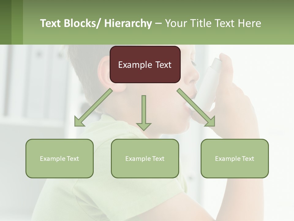A Young Boy Holding A Toothbrush In His Mouth PowerPoint Template