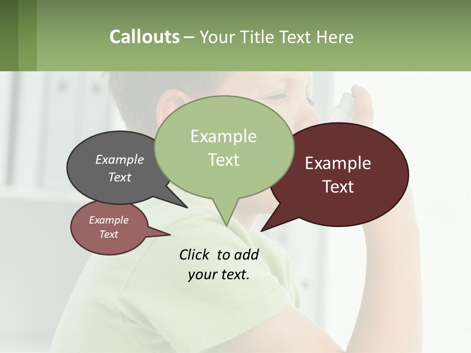 A Young Boy Holding A Toothbrush In His Mouth PowerPoint Template