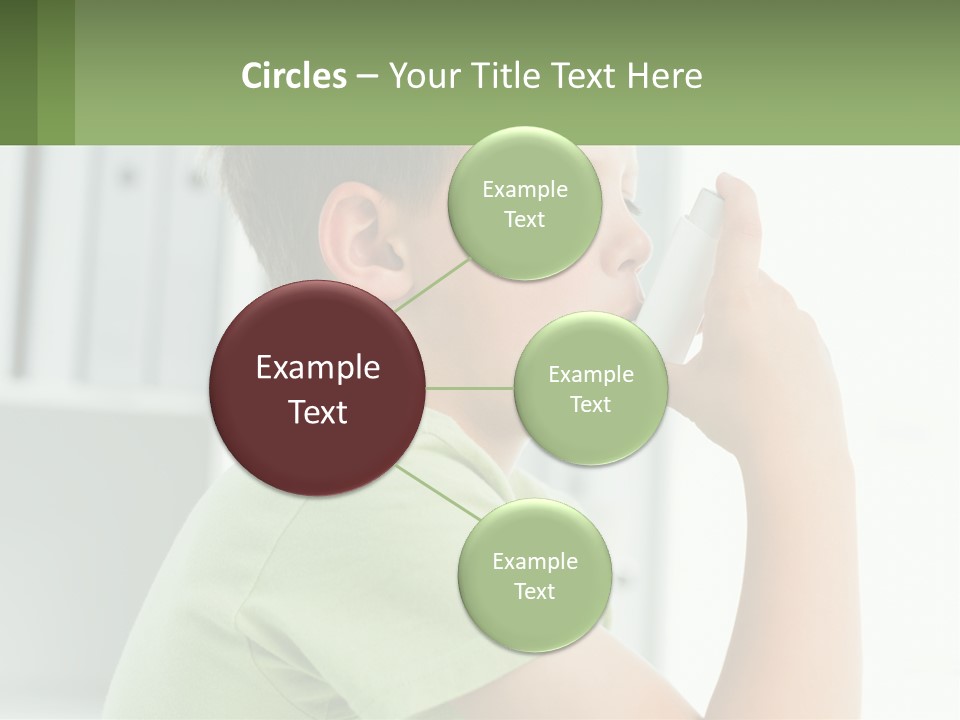 A Young Boy Holding A Toothbrush In His Mouth PowerPoint Template