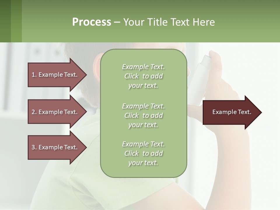A Young Boy Holding A Toothbrush In His Mouth PowerPoint Template