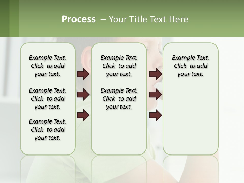A Young Boy Holding A Toothbrush In His Mouth PowerPoint Template