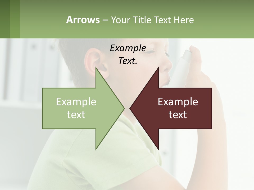 A Young Boy Holding A Toothbrush In His Mouth PowerPoint Template