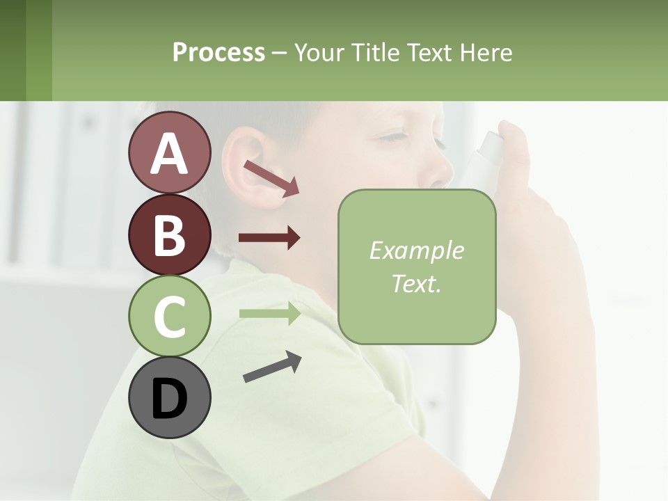 A Young Boy Holding A Toothbrush In His Mouth PowerPoint Template