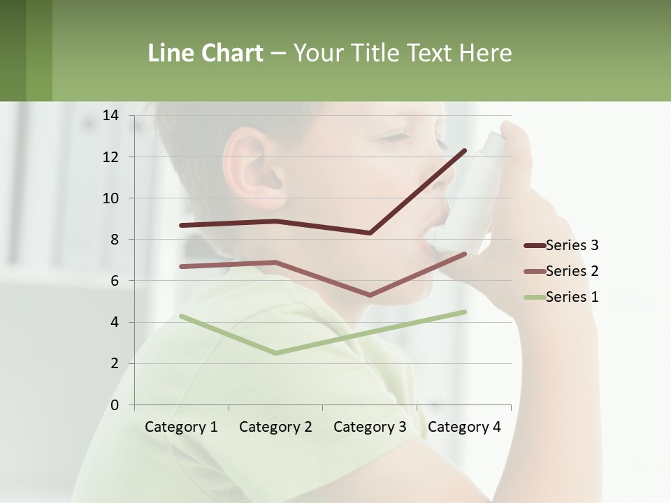 A Young Boy Holding A Toothbrush In His Mouth PowerPoint Template