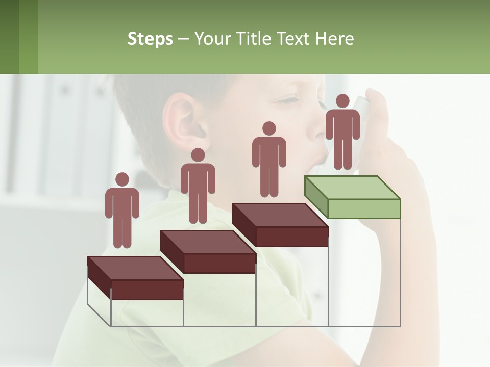 A Young Boy Holding A Toothbrush In His Mouth PowerPoint Template