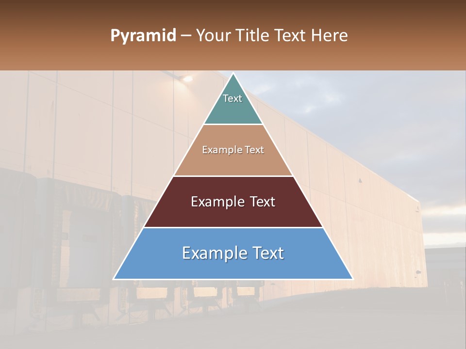 A Row Of Doors In Front Of A Building PowerPoint Template