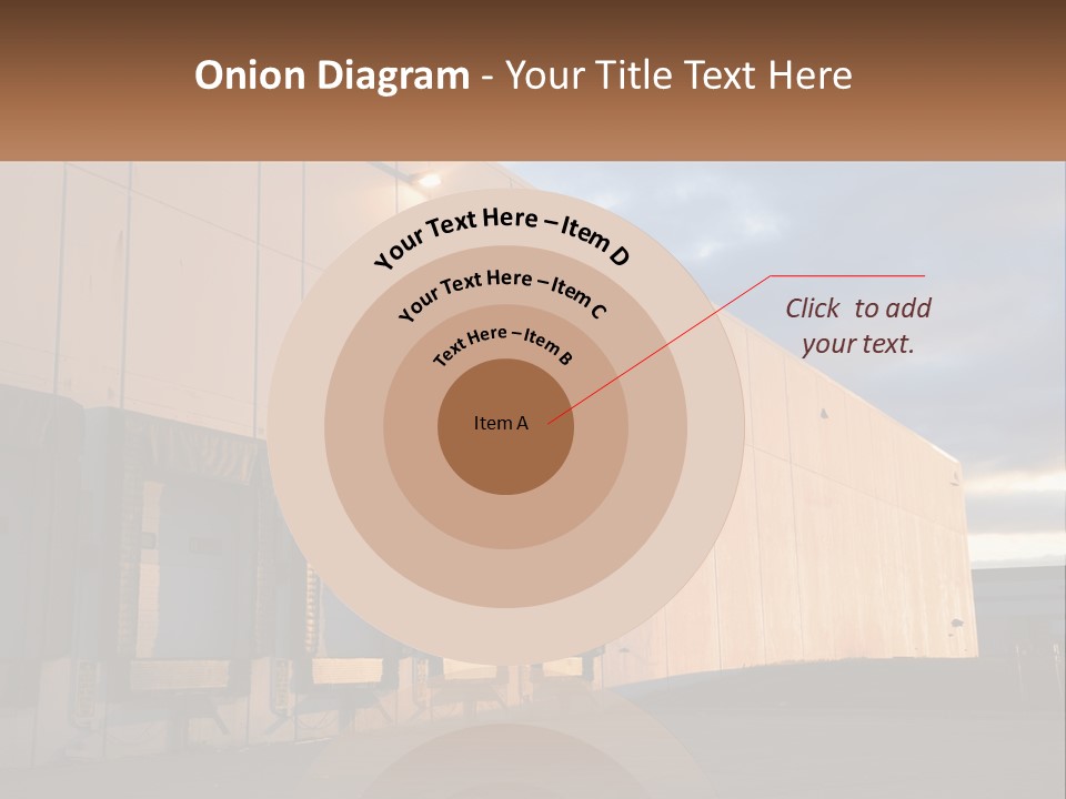 A Row Of Doors In Front Of A Building PowerPoint Template