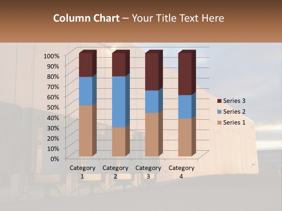 A Row Of Doors In Front Of A Building PowerPoint Template