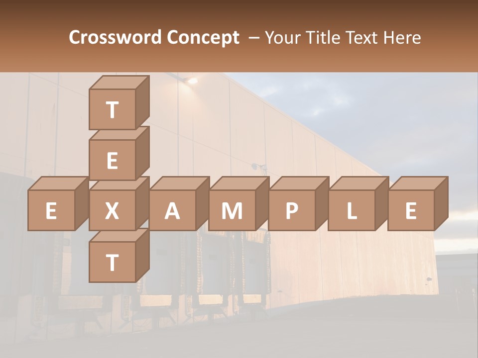 A Row Of Doors In Front Of A Building PowerPoint Template