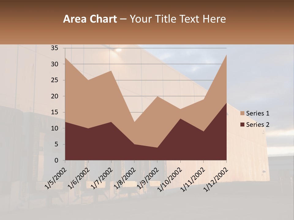 A Row Of Doors In Front Of A Building PowerPoint Template