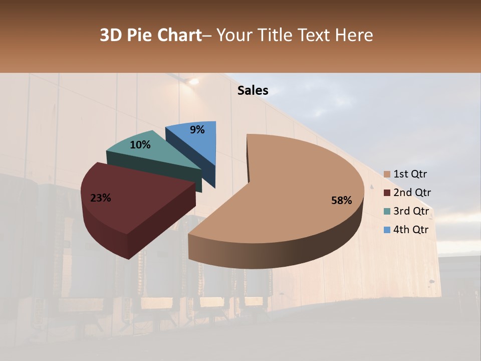 A Row Of Doors In Front Of A Building PowerPoint Template