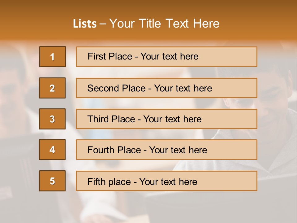 A Group Of People Working On Computers In A Classroom PowerPoint Template
