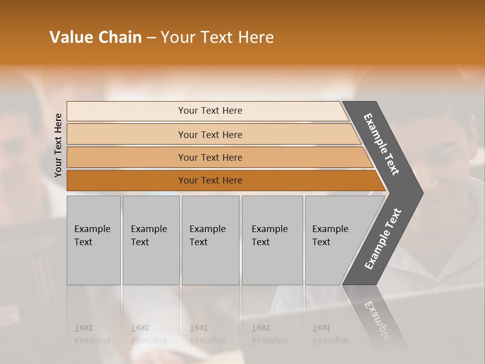 A Group Of People Working On Computers In A Classroom PowerPoint Template
