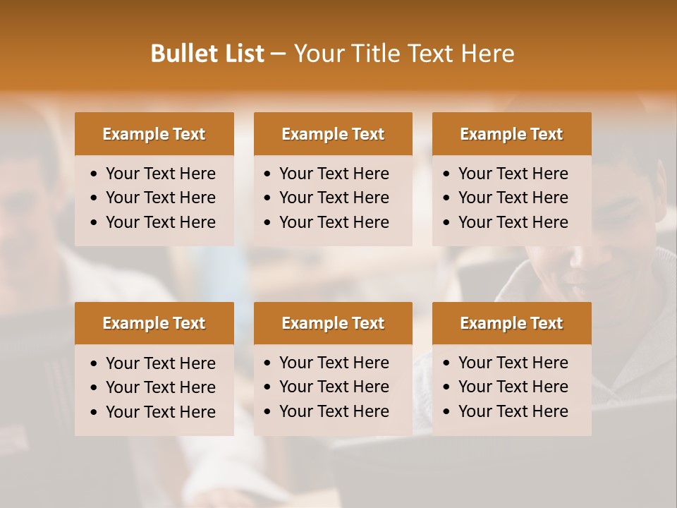 A Group Of People Working On Computers In A Classroom PowerPoint Template