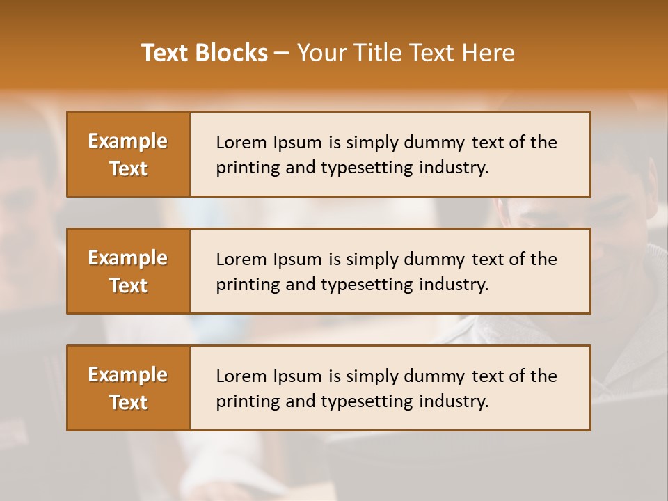 A Group Of People Working On Computers In A Classroom PowerPoint Template