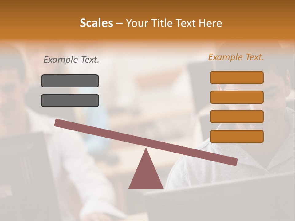 A Group Of People Working On Computers In A Classroom PowerPoint Template