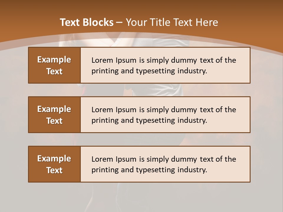 A Man And A Woman Dancing Together In Front Of A Brown Background PowerPoint Template