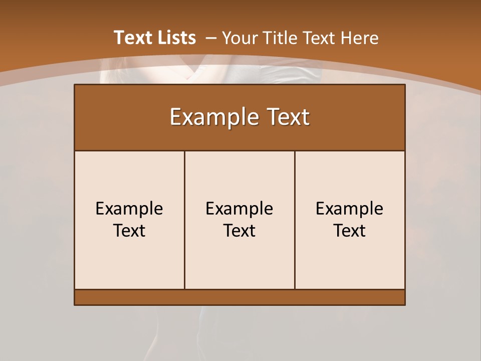 A Man And A Woman Dancing Together In Front Of A Brown Background PowerPoint Template