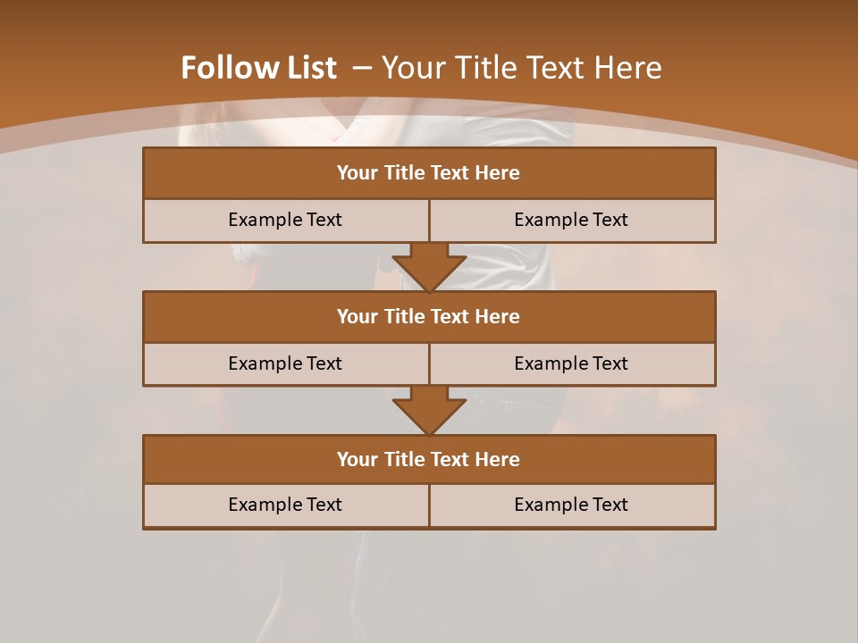 A Man And A Woman Dancing Together In Front Of A Brown Background PowerPoint Template