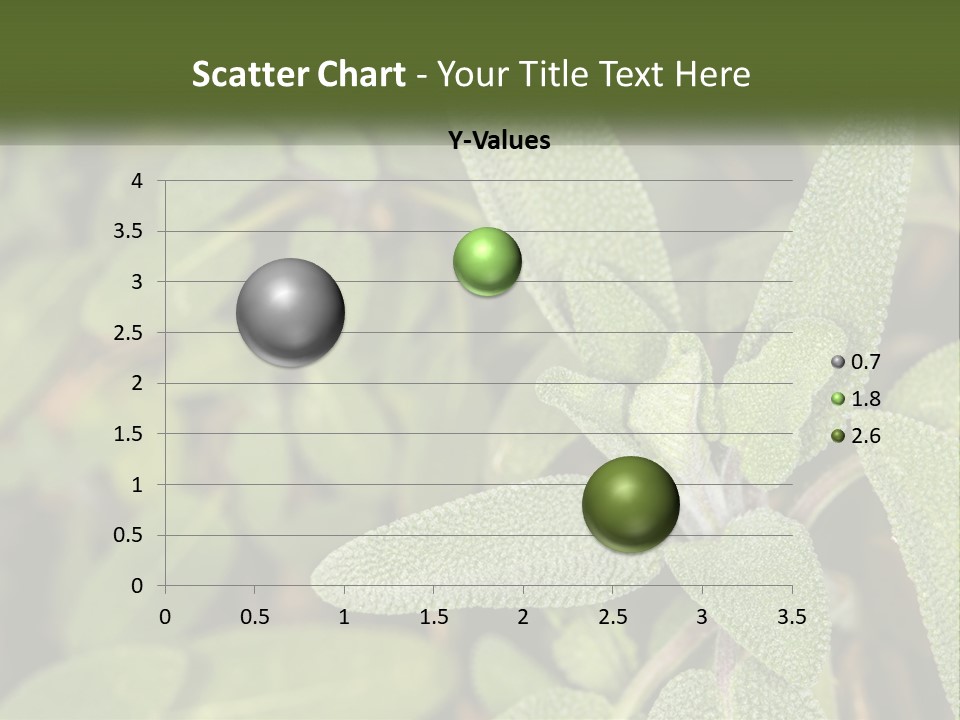A Group Of Sage Plants With Green Leaves PowerPoint Template