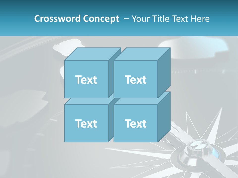 A Close Up Of A Clock With A Blue Arrow PowerPoint Template