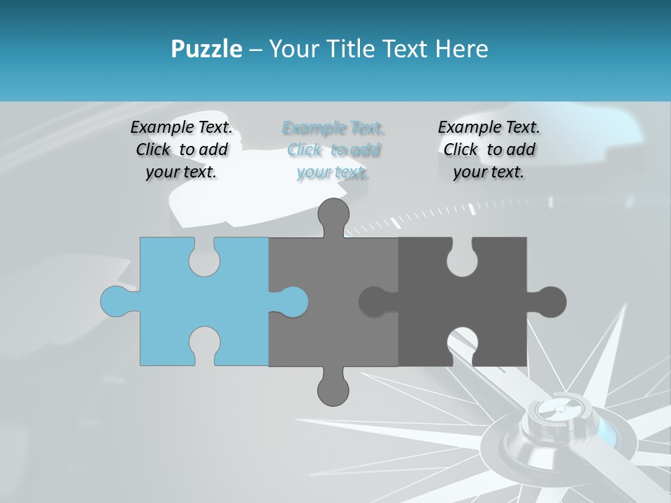 A Close Up Of A Clock With A Blue Arrow PowerPoint Template