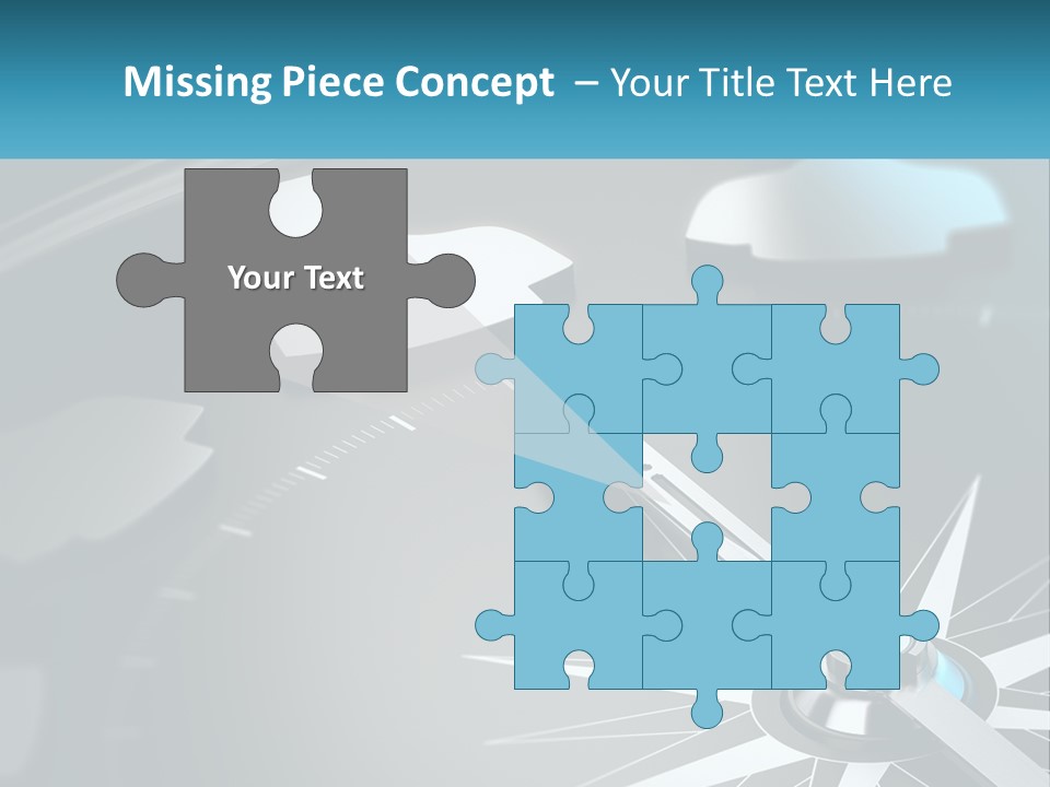 A Close Up Of A Clock With A Blue Arrow PowerPoint Template