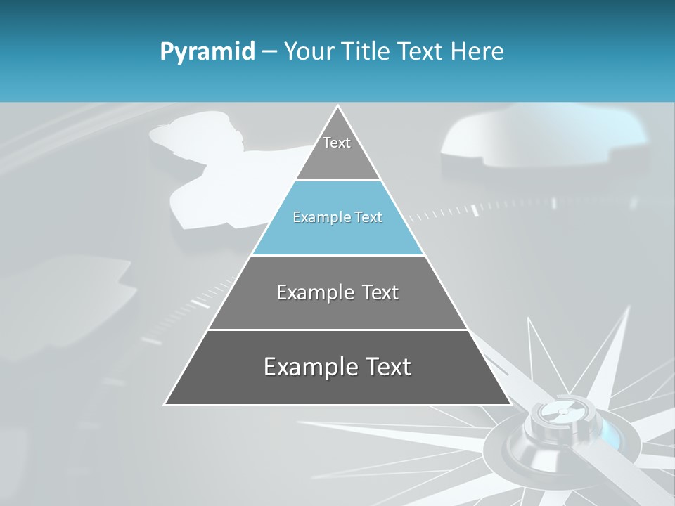 A Close Up Of A Clock With A Blue Arrow PowerPoint Template