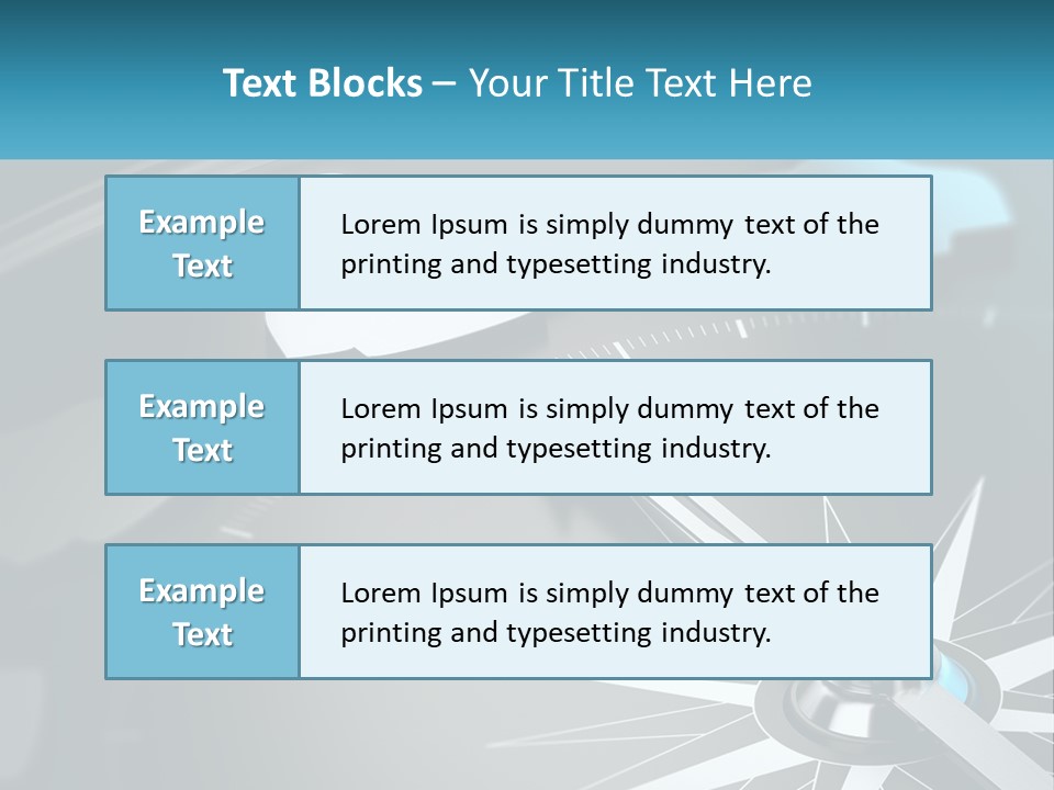 A Close Up Of A Clock With A Blue Arrow PowerPoint Template