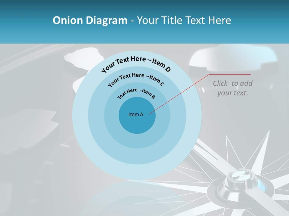 A Close Up Of A Clock With A Blue Arrow PowerPoint Template