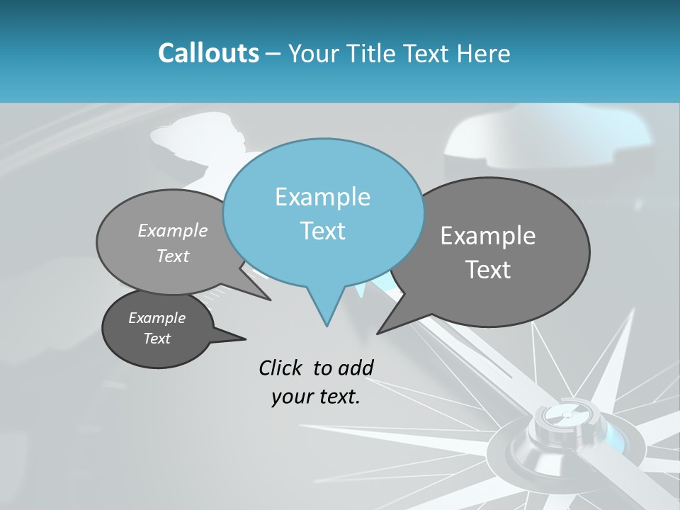 A Close Up Of A Clock With A Blue Arrow PowerPoint Template